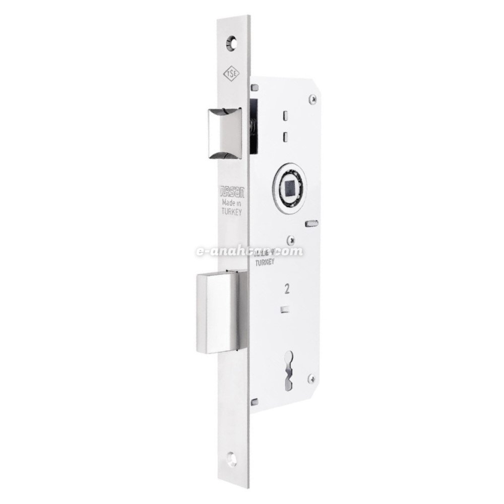 Tursan Ekstra Rulmanlı Oda Gömme Kilidi 40mm 304/T