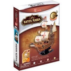 Cubic Fun 3D 113 Parça Puzzle Santa Maria Gemisi