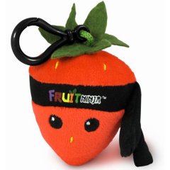 Fruit Ninja Sesli Peluş Çilek 6 cm