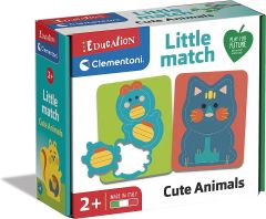 Clementoni Little Match Puzzle - Sevimli Hayvanlar