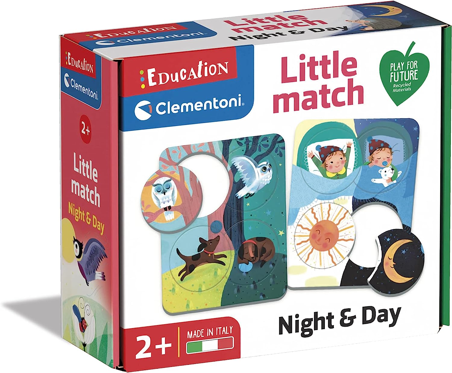 Clementoni Little Match Puzzle - Gece ve Gündüz