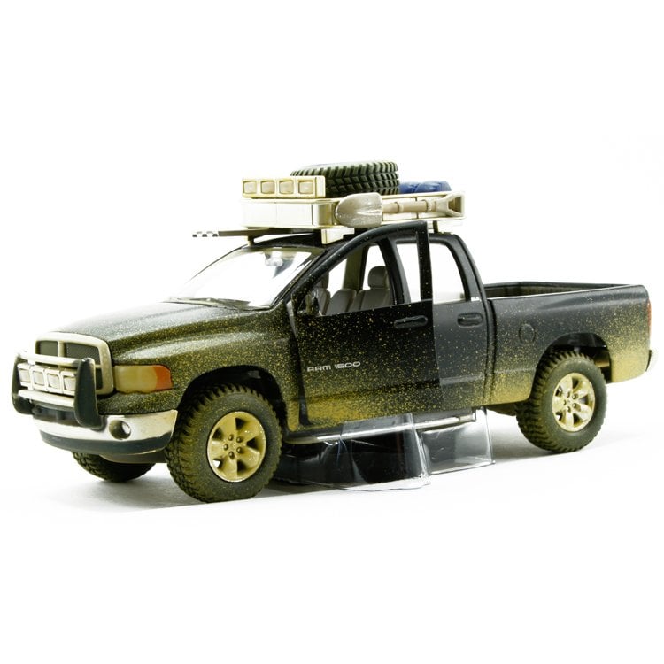 Maisto 2002 Dodge Ram Quad Cam 1:24 Dirt Riders Yeşil