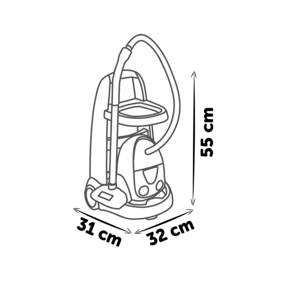 Smoby Oyuncak Elektrik Süpürgeli Temizlik Arabası 330316