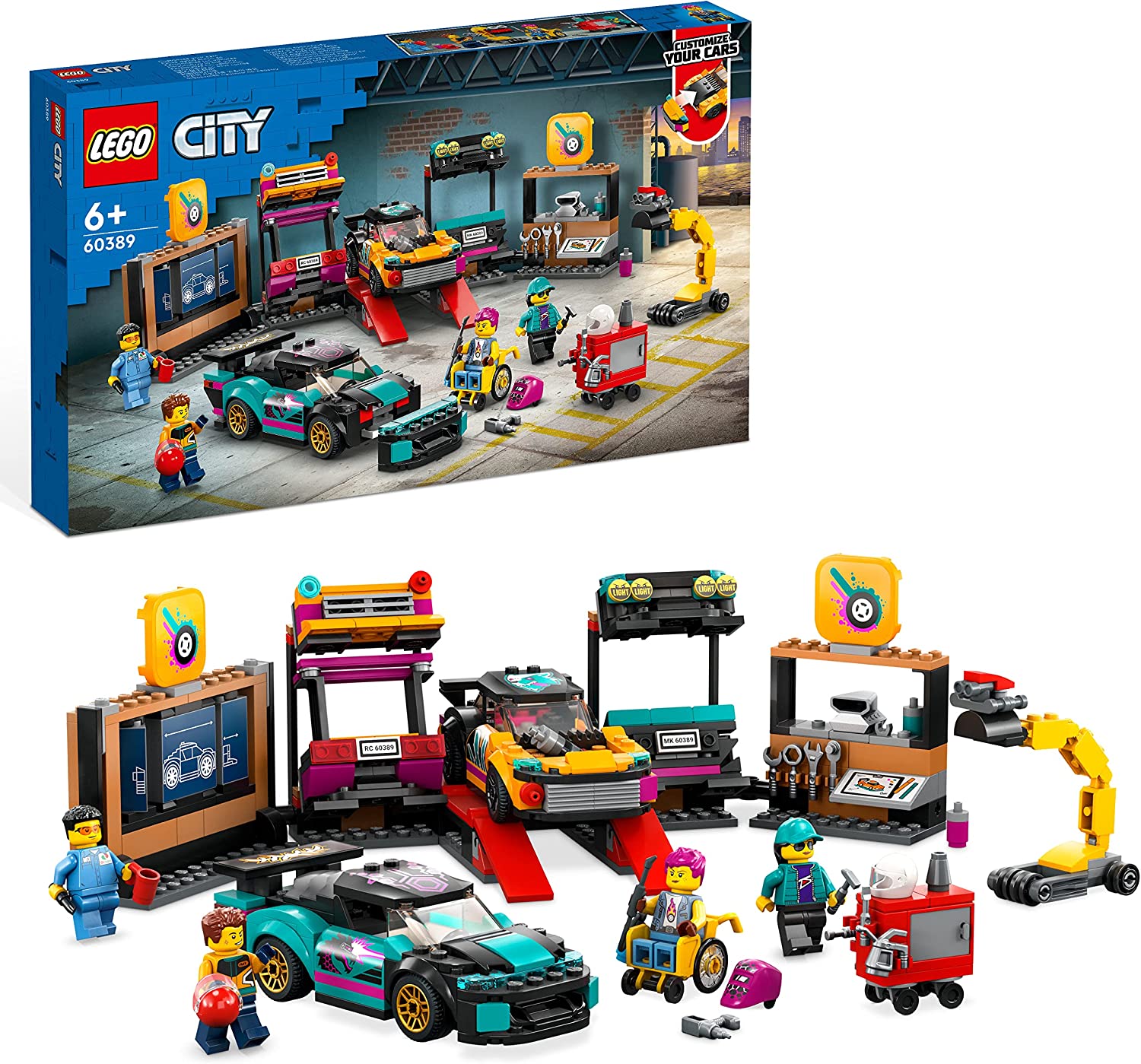 LEGO City Araç Modifiye Atölyesi 60389