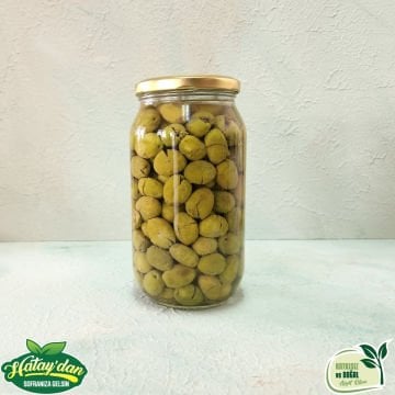 Yeşil Zeytin 600 Gr. (Kırma - Salamura)