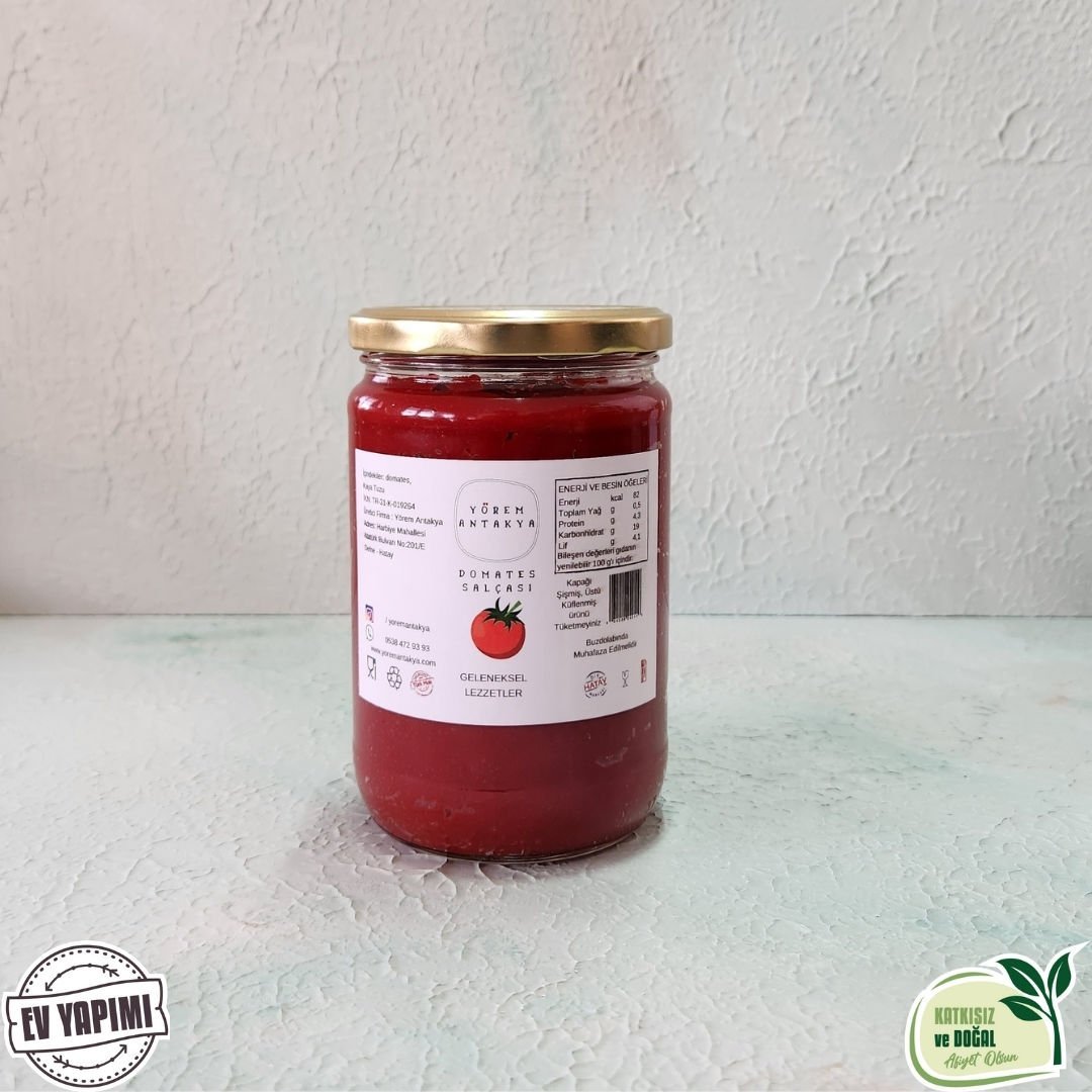 Domates Salçası (Cam Kavanoz) 650 Gr