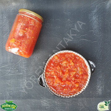 Menemen Sosu 600 Gr (Acısız-Doğranmış)