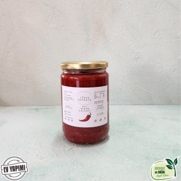 Çok Acı Biber Salçası 650 Gr (Cam Kavanoz)