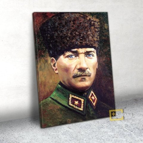 Atatürk Portresi Kanvas Tablo 50x75 Cm.