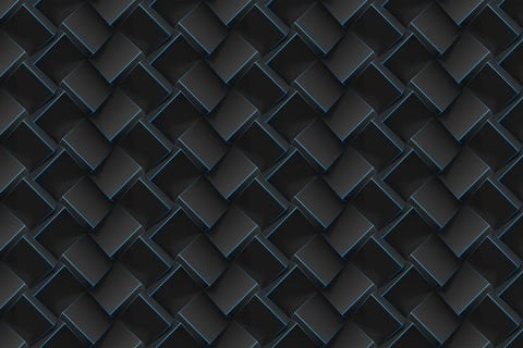 3D Görünümlü Mavi Siyah Taşlar Duvar Kağıdı
