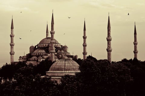 Sultan Ahmet Camii İşyeri Ofis Duvar Kağıdı