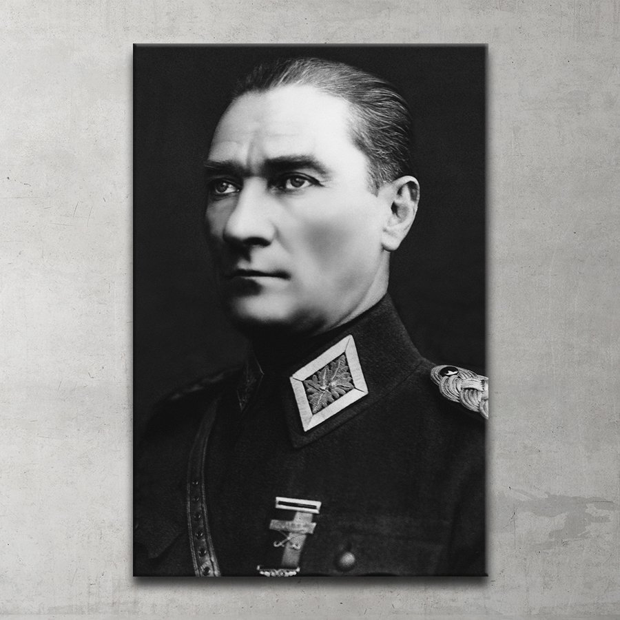 Atatürk Portresi Kanvas Tablo 60x90 Cm.