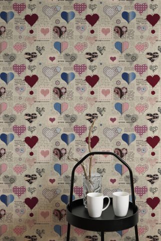 Vintage Kalpler Genç Odası Duvar Kağıdı