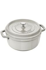 Staub La Cocotte Döküm Tencere | Trüf Beyazı | 26 Cm | 5,25 L | Yuvarlak