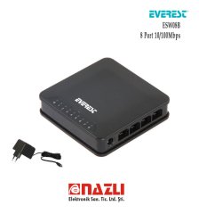 ESW08B 8 Port 10/100Mbps Ethernet Switch