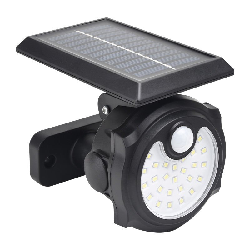 26 Ledli Sensörlü 3 Modlu Solar İndiksiyon Duvar Lambası