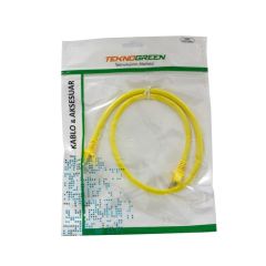60 Cm Cat6 Patch Kablo Sarı TKC-006S