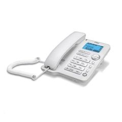TK-3800 Masa Üstü Telefon Beyaz-Gümüş