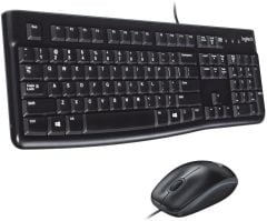 Logitech MK120 Kablolu Klavye Mouse Set Q TR