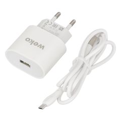 Telefon Şarj Adaptörü 3 Amper Micro Usb Kablolu - 21441