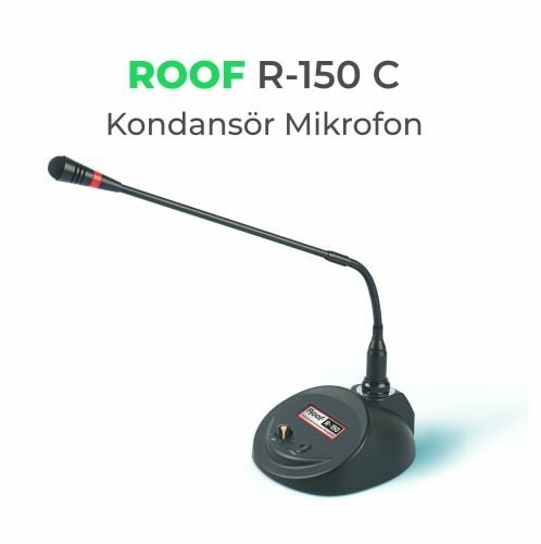 ROOF R-150C Kürsü MİKROFON (Volüm Kontrol)