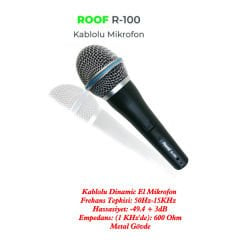 Roof R-100 Kablolu El Mikrofon