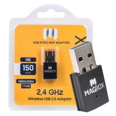 Wifi Adaptör 802.11N Mini 7601 Chipset USB  - 11139