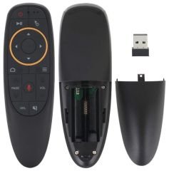 Android-Windows-Linux-TV Box-Mac OS Uyumlu 2.4 Ghz Ses Komutlu Wireless Air Mouse Uzaktan Kumanda