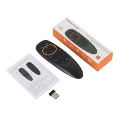 Android-Windows-Linux-TV Box-Mac OS Uyumlu 2.4 Ghz Ses Komutlu Wireless Air Mouse Uzaktan Kumanda