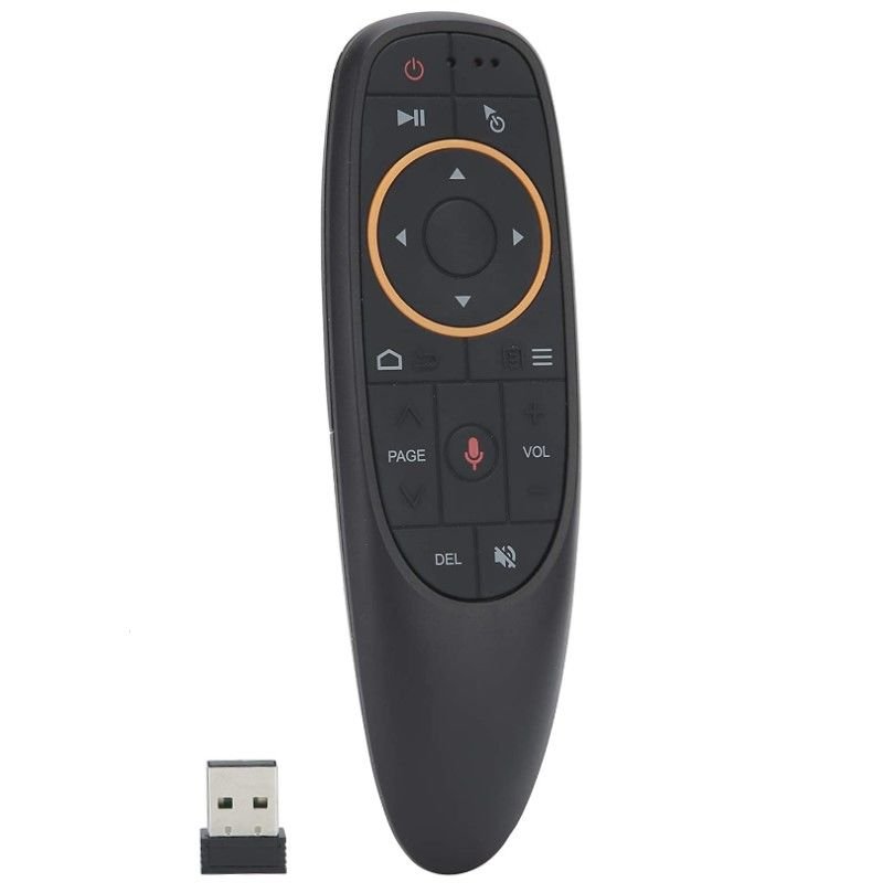 Android-Windows-Linux-TV Box-Mac OS Uyumlu 2.4 Ghz Ses Komutlu Wireless Air Mouse Uzaktan Kumanda