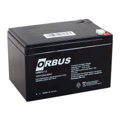 Orbus ORB12-12 12 Volt 12 Amper Kuru Akü - 12V 12A