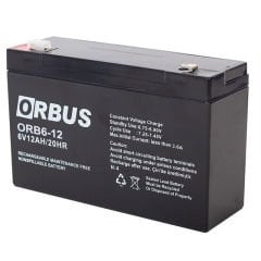 Orbus 6 Volt 12 Amper Kuru Akü ORB6-12 ( 6V 12A )