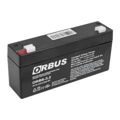 Orbus 6 Volt 3.2 Amper Kuru Tip Akü ORB6-3.2 ( 6V 3.2A )