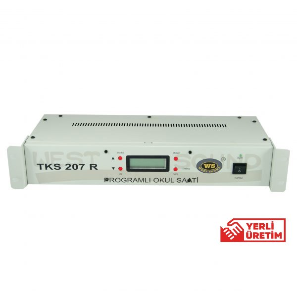 TKS 207 R  Progamlı Usb Girişli Okul Zil Saati