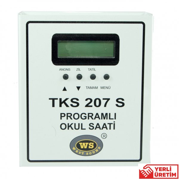TKS 207 S Duvar Tipi Programlı Okul Saati