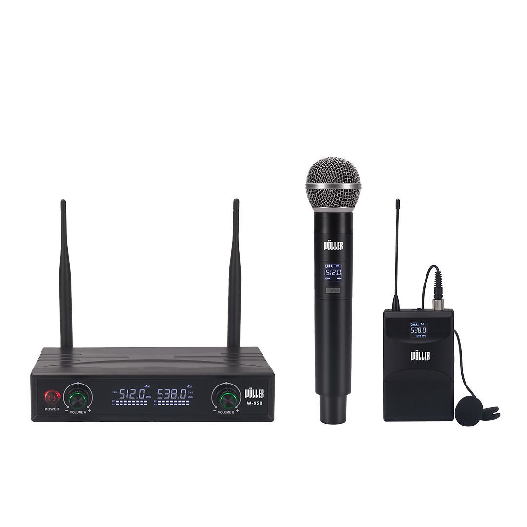 Wöller W-950EY 1 El 1 Yaka Kablosuz Mikrofon