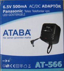 AT-566 6.5V 500MA AC/DC ADAPTÖR