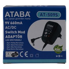 AT-509S 9V 660MA AC/DC SWİTCH MODE