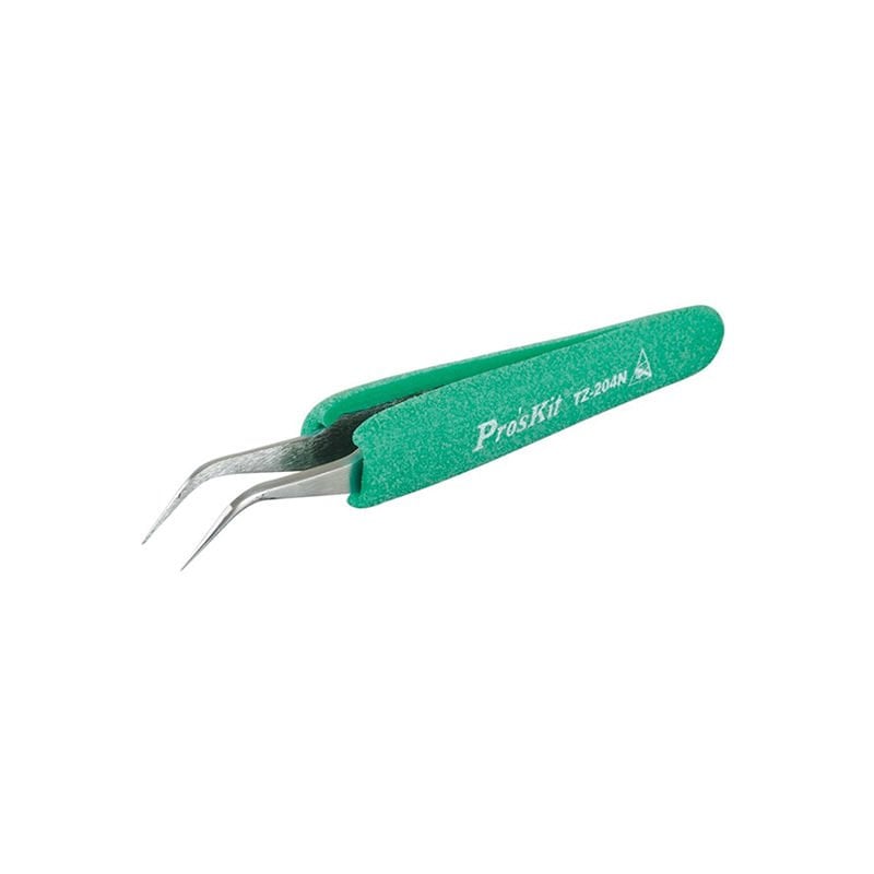 Proskit TZ-204N Antistatik Eğri Uçlu Cımbız