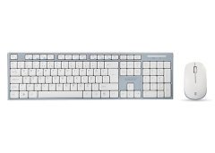 KM-6063 Beyaz/Gri Kablosuz Q Multimedia Klavye + Mouse Set