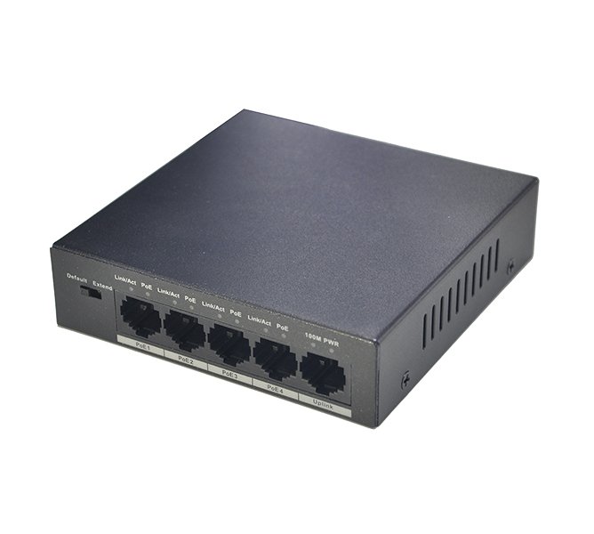 PFS3005-4P-58 4 Port Yönetilemeyen PoE Ethernet Switch