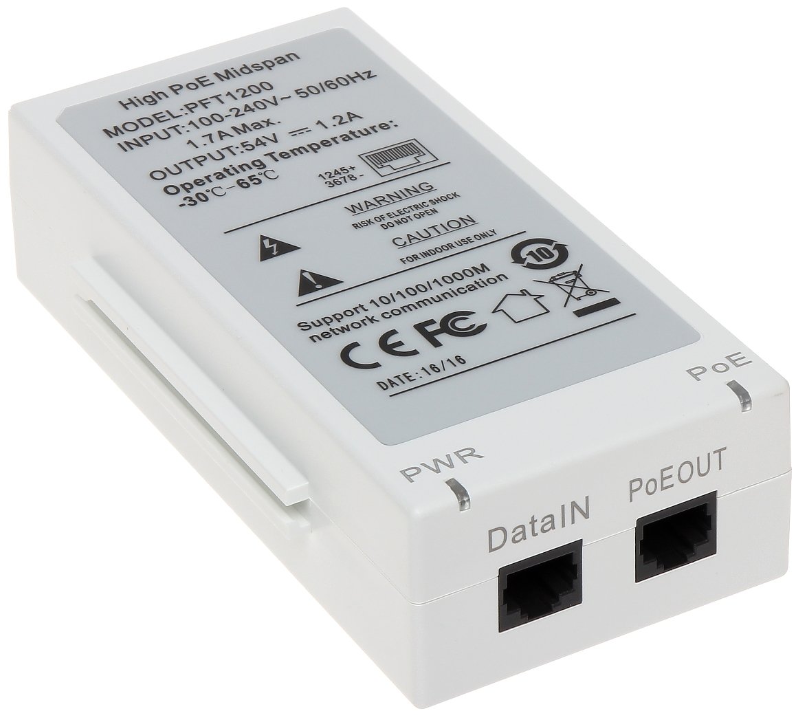 PTF1200 Hi-PoE Midspan