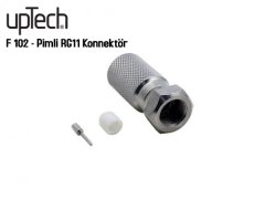 F102 F Erkek Konnektör Pimli RG11
