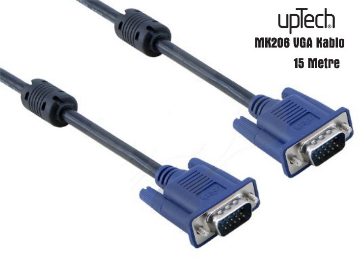 MK206 VGA Kablo Erkek - Erkek 15 Mt
