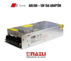 S-LİNE 12V 15A 180W METAL KASA ADAPTÖR ADL180