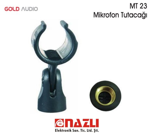MT 23 Mikrofon Tutacağı - Gold Audio