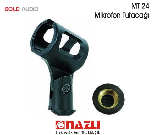 MT 24 Mikrofon Tutacağı - Gold Audio