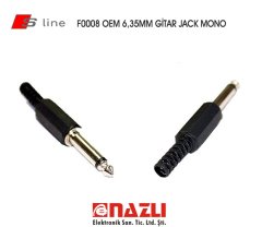 F0008 OEM 6,35MM GİTAR JACK MONO