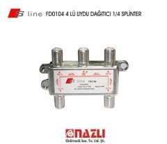 FD0104 5-2500MHZ 4 LÜ UYDU DAĞITICI 1/4 SPLİNTER