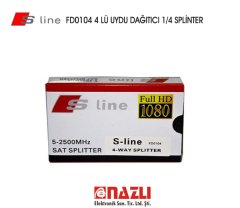 FD0104 5-2500MHZ 4 LÜ UYDU DAĞITICI 1/4 SPLİNTER